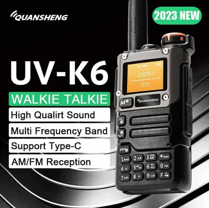 Quansheng UV-K58: Ασύρματος 5W UHF/VHF/DTMF/FM στα 23.3€