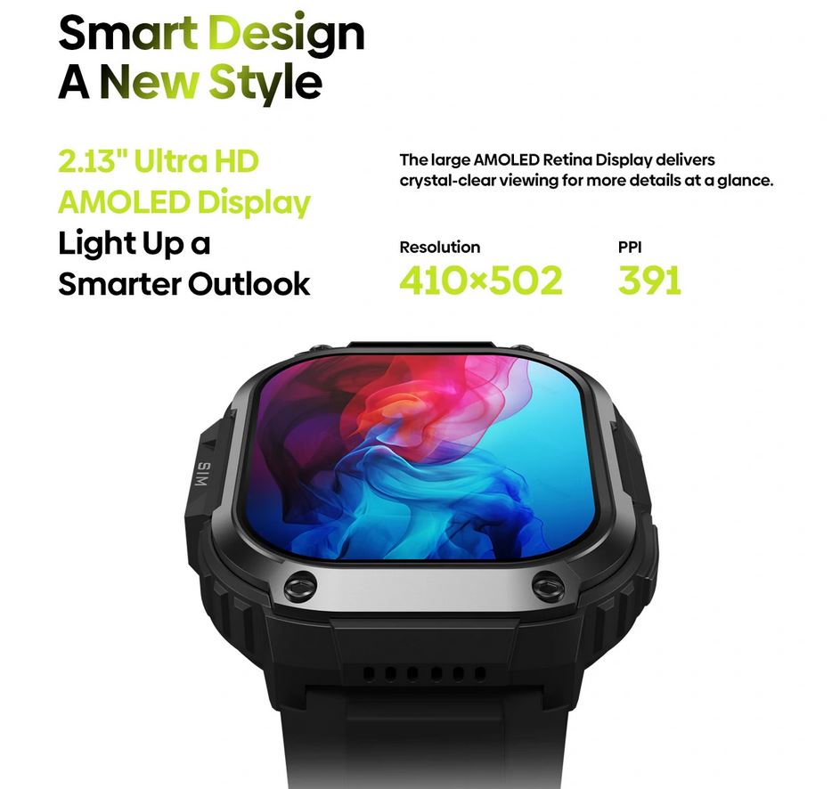 Zeblaze Thor SQ: Full Android Smartwatch με 4G, AMOLED 2.1