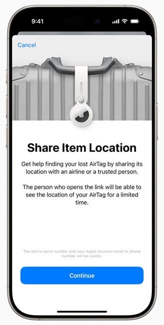 iOS 18.2: φέρνει το εξαιρετικά χρήσιμο Share Item Location