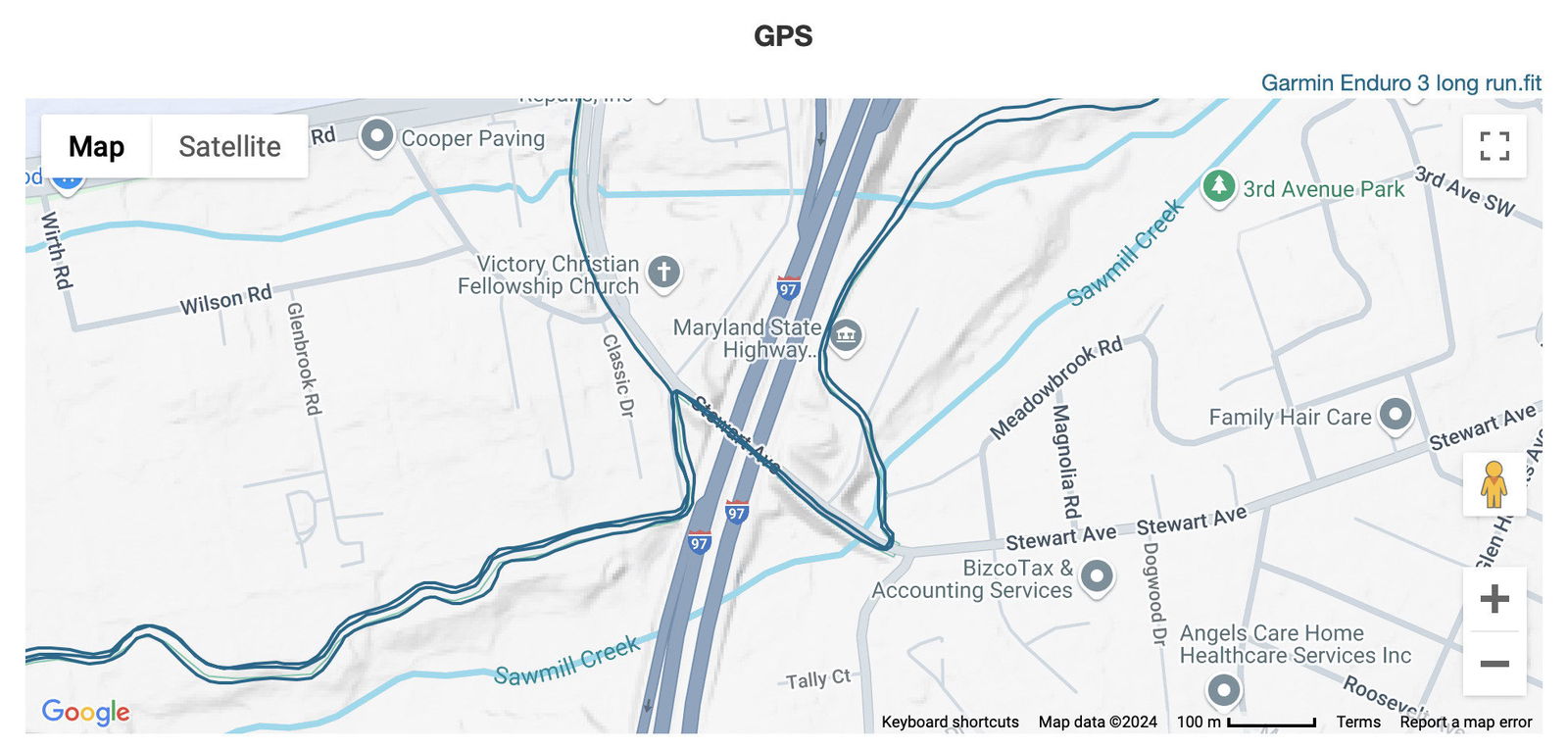 Garmin Enduro 3 map