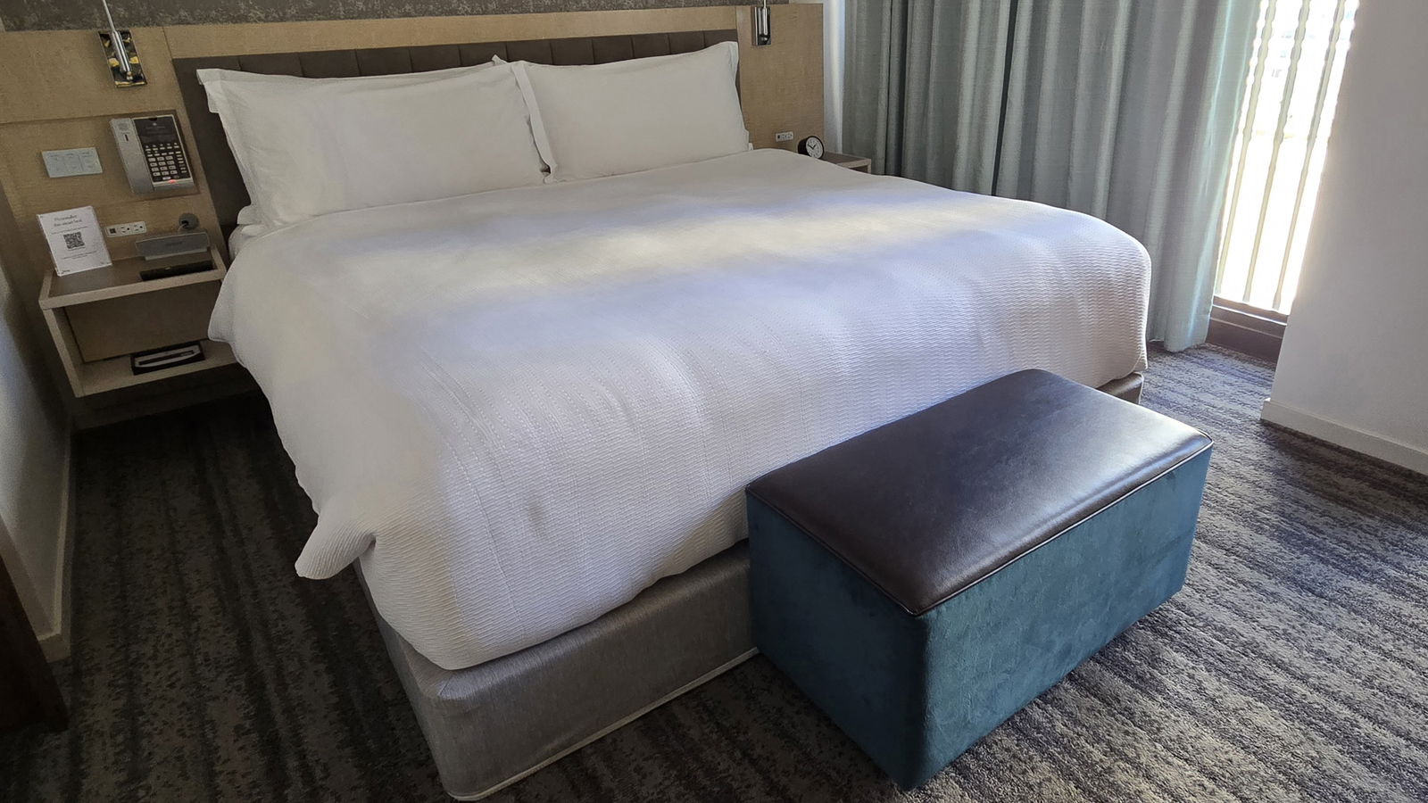 Bryte Balance Smart Bed in a king studio at the Park Terrace Hotel on Bryant Park in New York City