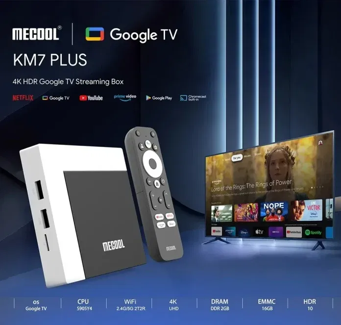 MECOOL KM7 Plus: Οικονομικό TV Box με Netflix/Google certification και Amlogic S905Y4