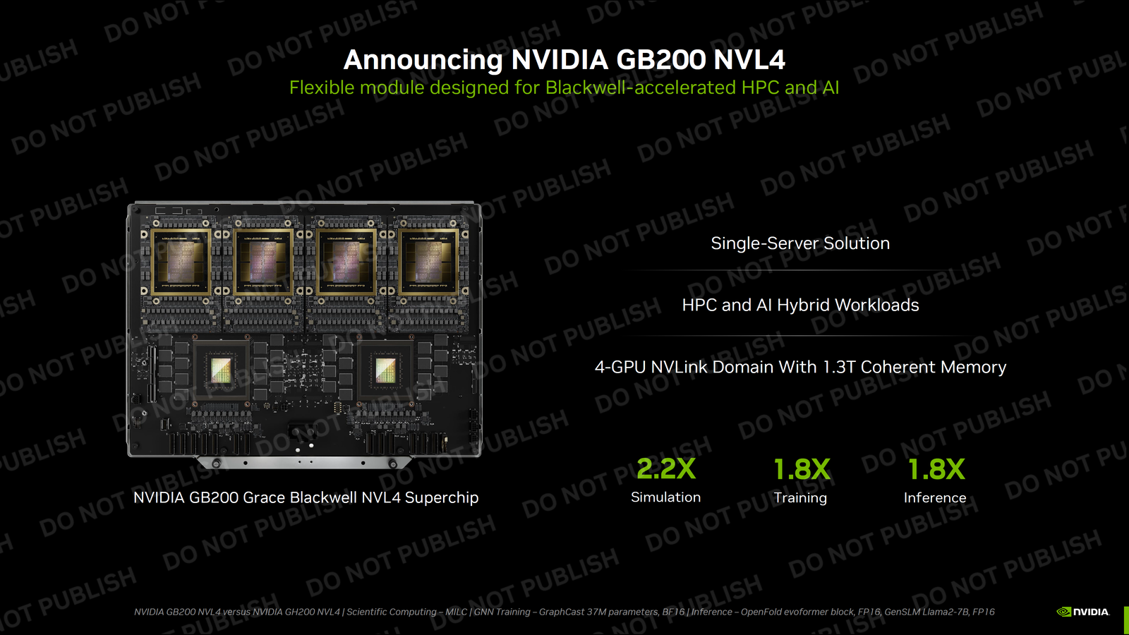 Νέος Nvidia GB200 NVL4 με Quad Blackwell GPU & Dual Grace CPU διαθέσιμο!