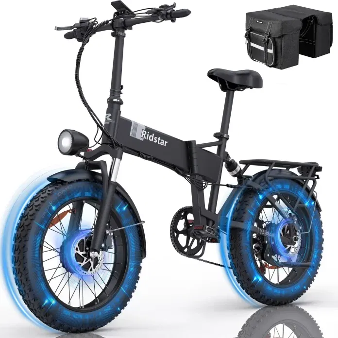 Ridstar H20 PRO: Διπλό μοτέρ 2000W, σχάρα και βαλιτσάκι Fatbike