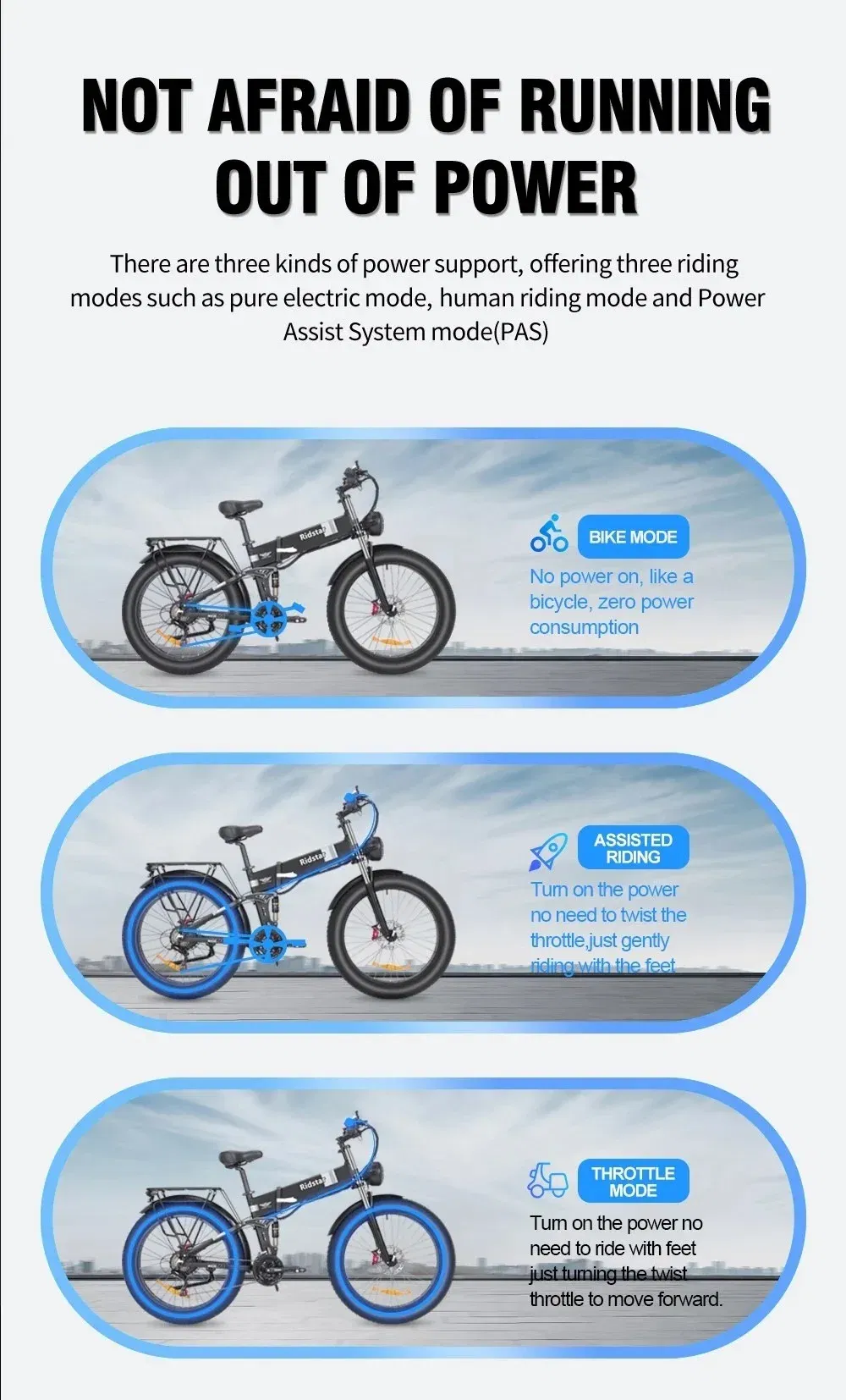 [#Ιστορικό_Χαμηλό] Ridstar H26 Pro : Σπαστό Fatbike με μοτέρ 1000W και αυτονομία 120 χιλιομέτρων, για περιπέτειες σε όλα τα τερέν!