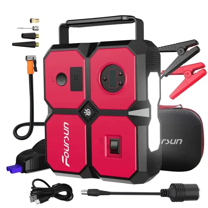 Πολυεργαλείο με φακό και jump starter, μπαταρία 26800mAh