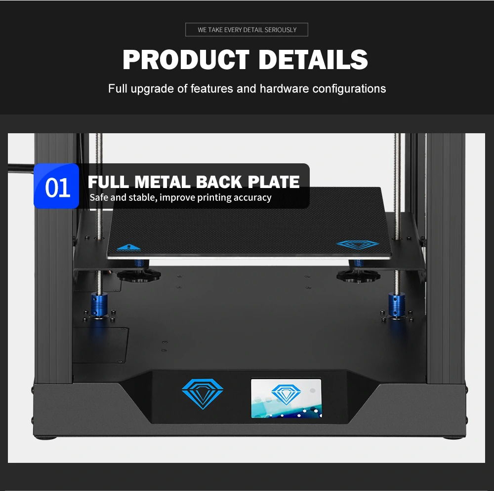 TWOTREES SP-5 Core XY 3D Printer: Μέγεθος Εκτύπωσης 30x30x33cm, Offline Printing στα 249.6€