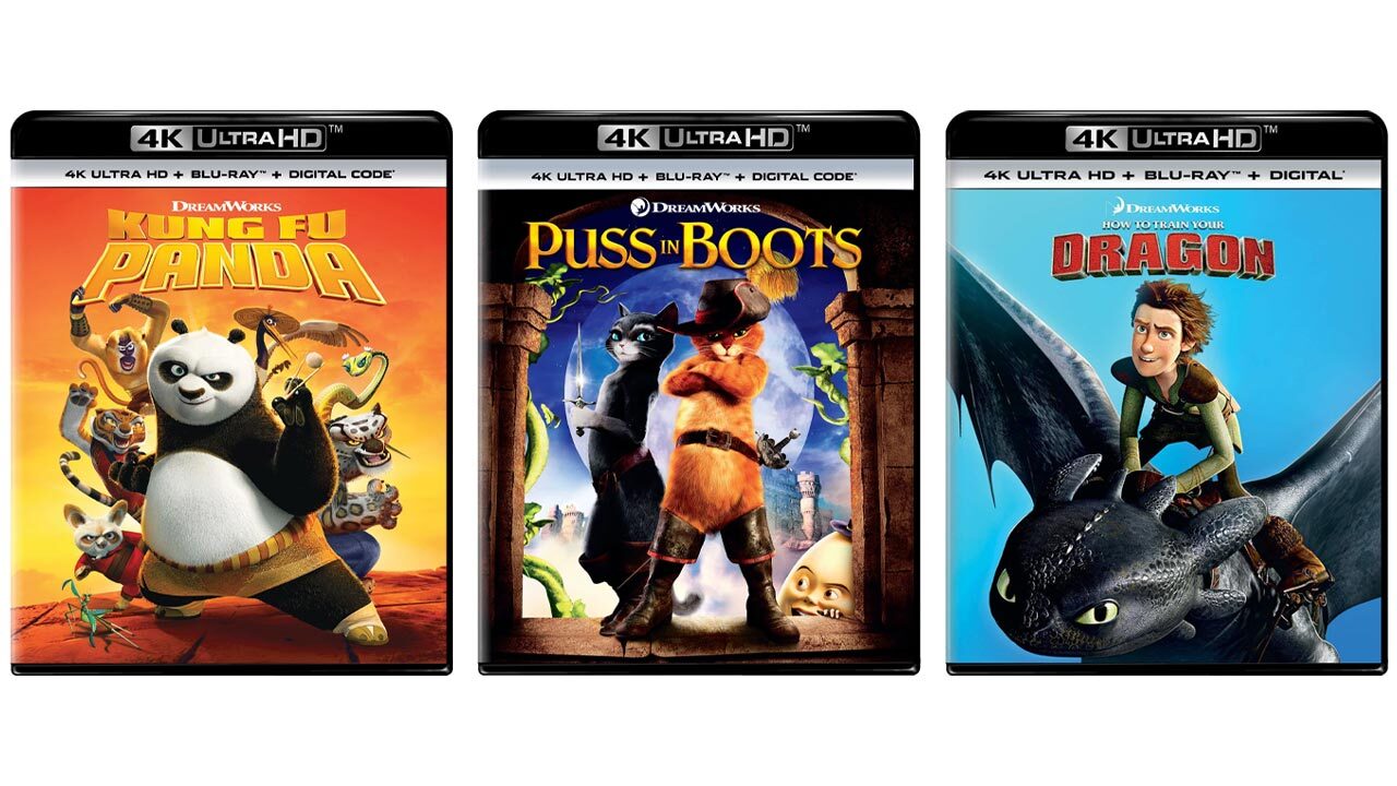 Kung-fu Panda, Puss in Boots: the Last Wish, and How to Train Your Dragon