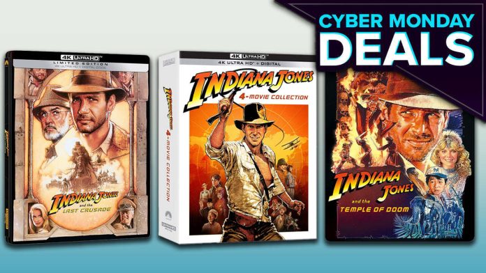 Indiana Jones 4K Steelbook Editions and Box sets Αποκτήστε ωραίες εκπτώσεις Cyber ​​Monday