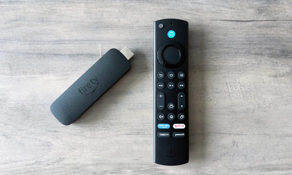 The Amazon Fire TV Stick 4K Max.