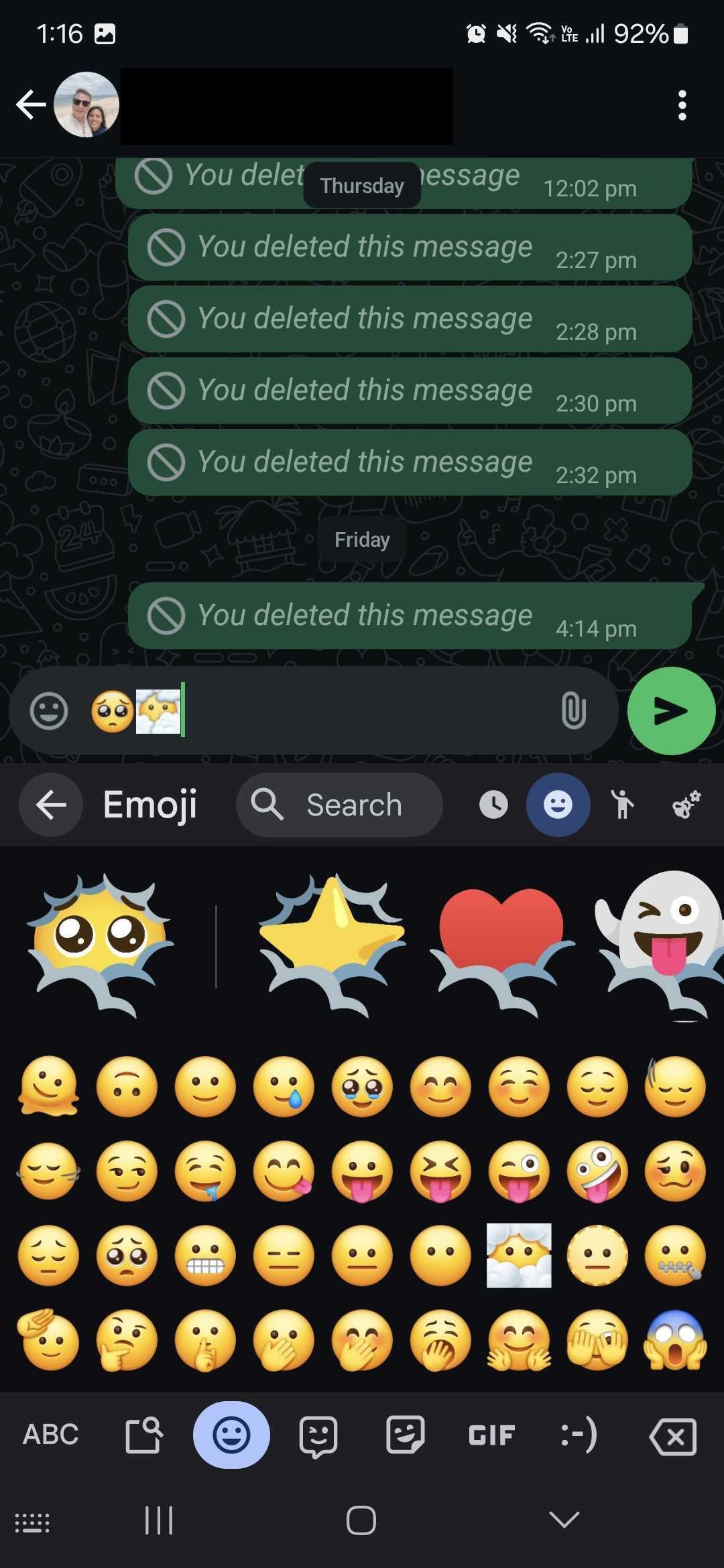 WhatsApp Gboard Emoji Kitchen