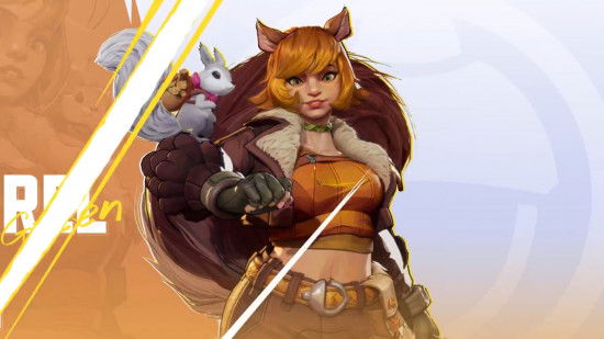 Marvel Rivals characters: a woman with furry ears and a large squirrel tail.